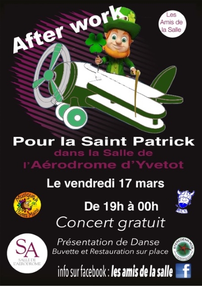 CONCERT ROCK POUR LA ST PATRICK