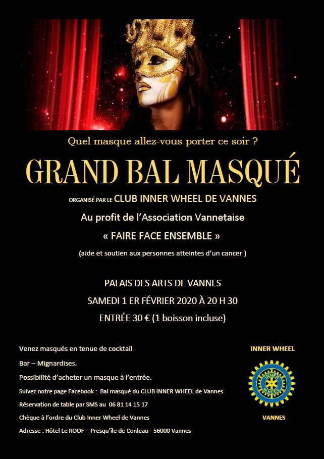 Bal masqué à Vannes!