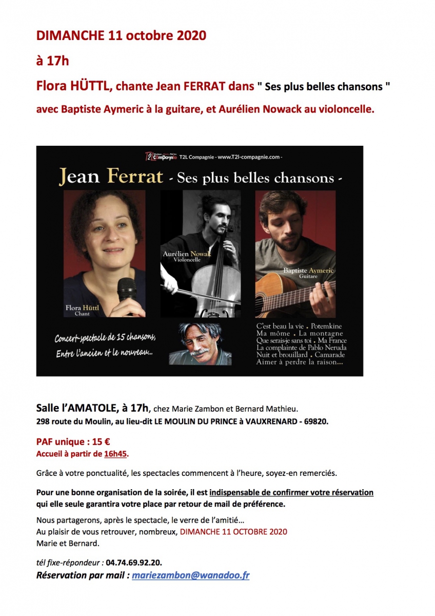 Concert chansons