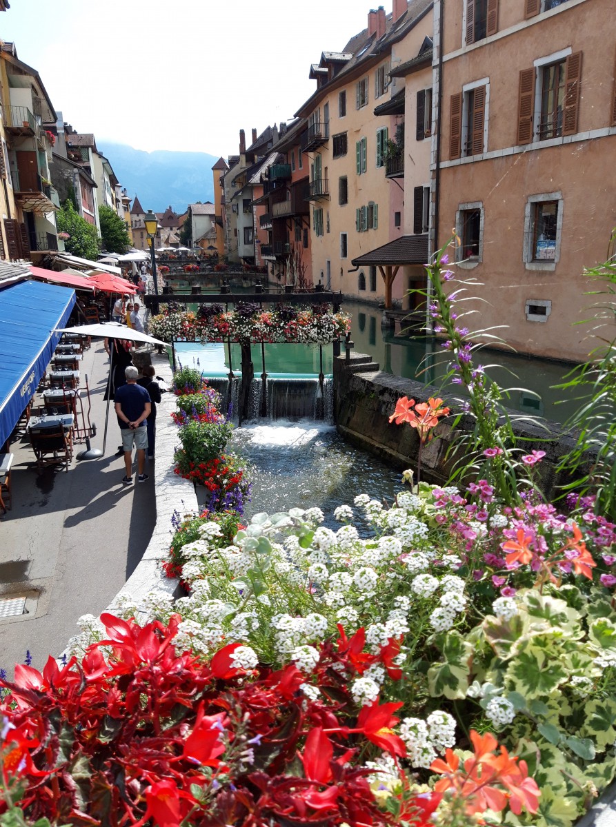 Marché vieille ville et  Menthon St Bernard  au bord du lac