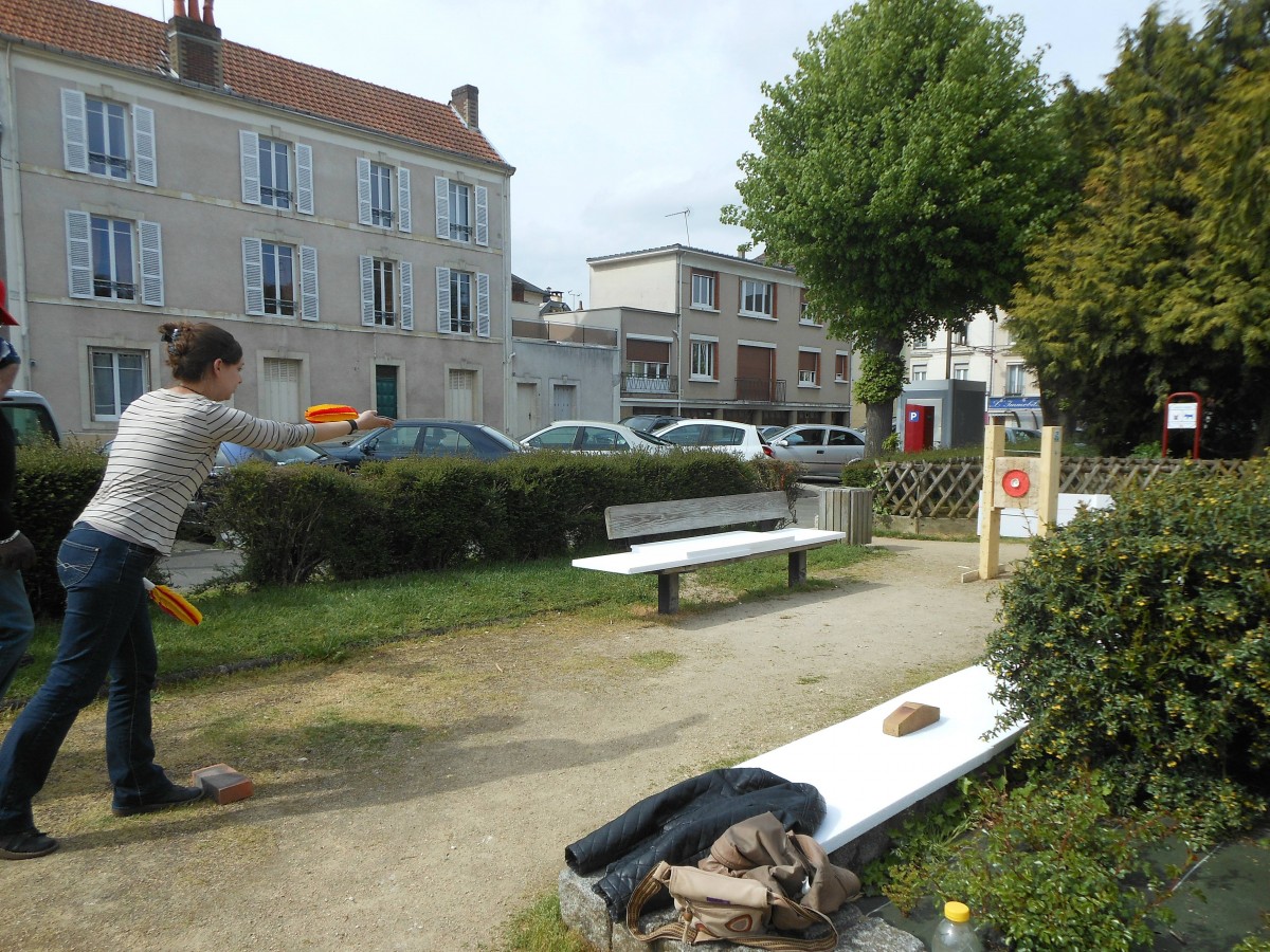 Découverte du javelot tir sur cible