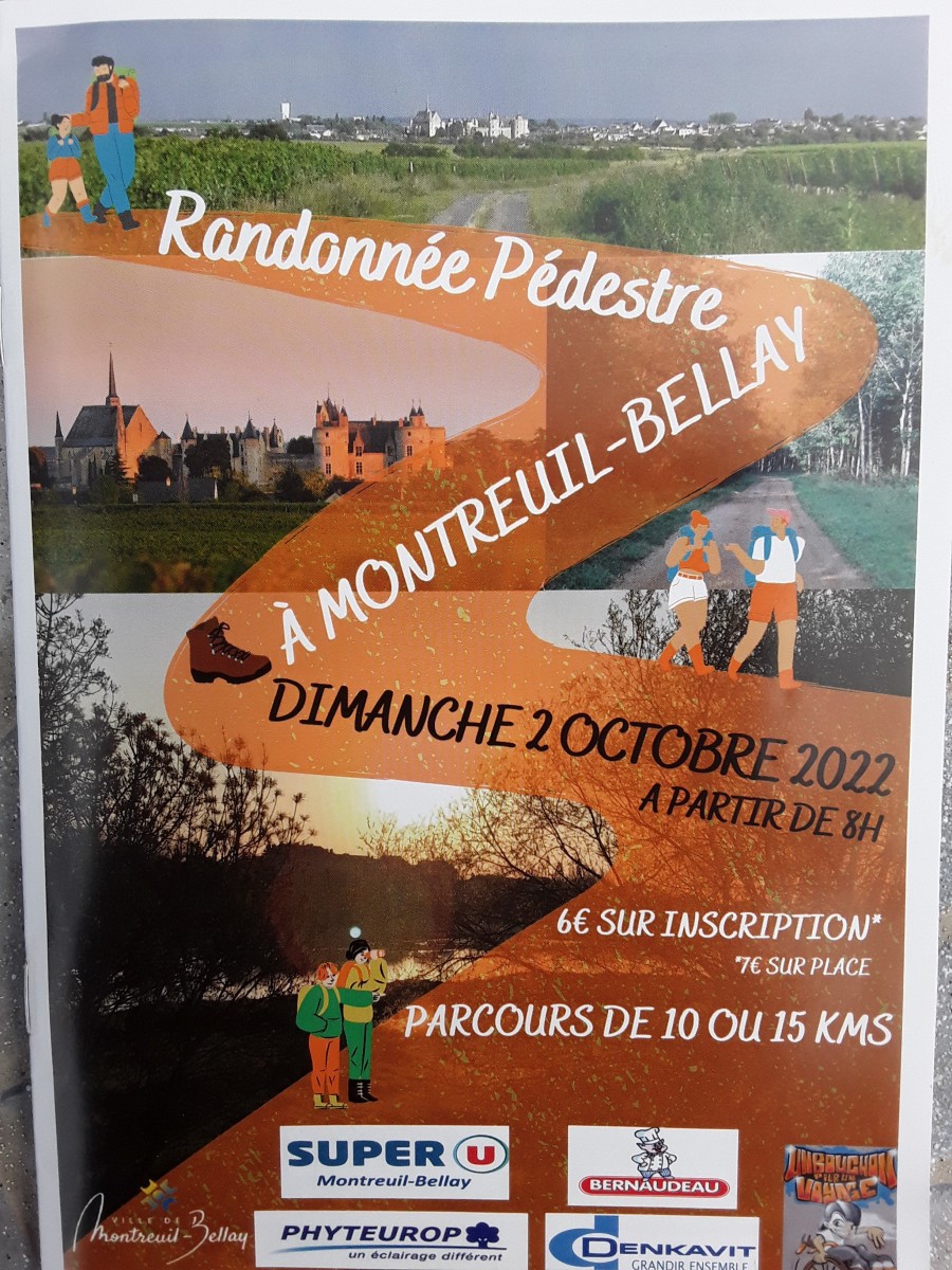 Randonnée Pédestre à Montreuil Bellay