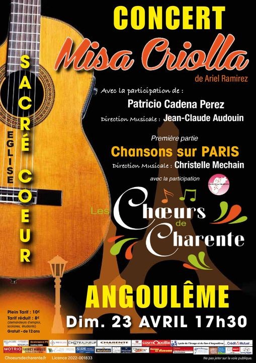 Concert Choeurs de Charente