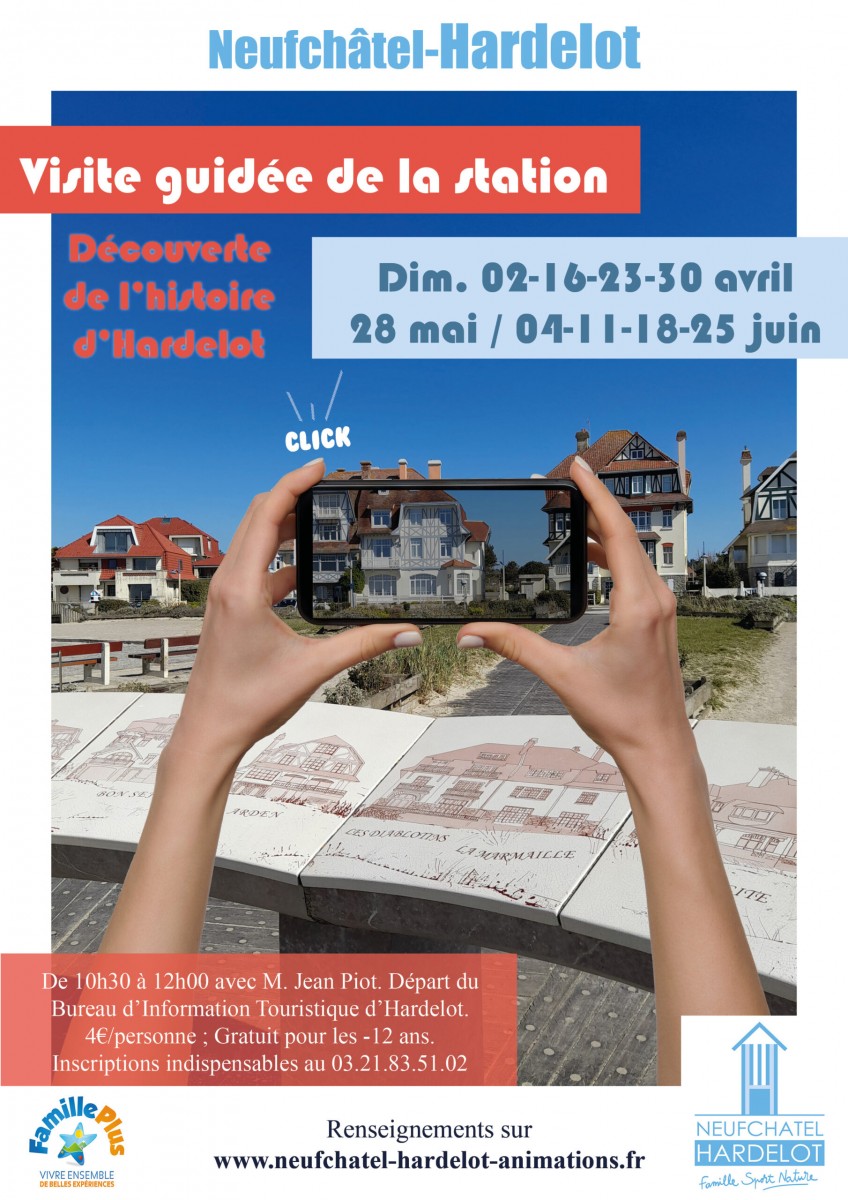 Neuchatel-Hardelot, visite guidée de la station