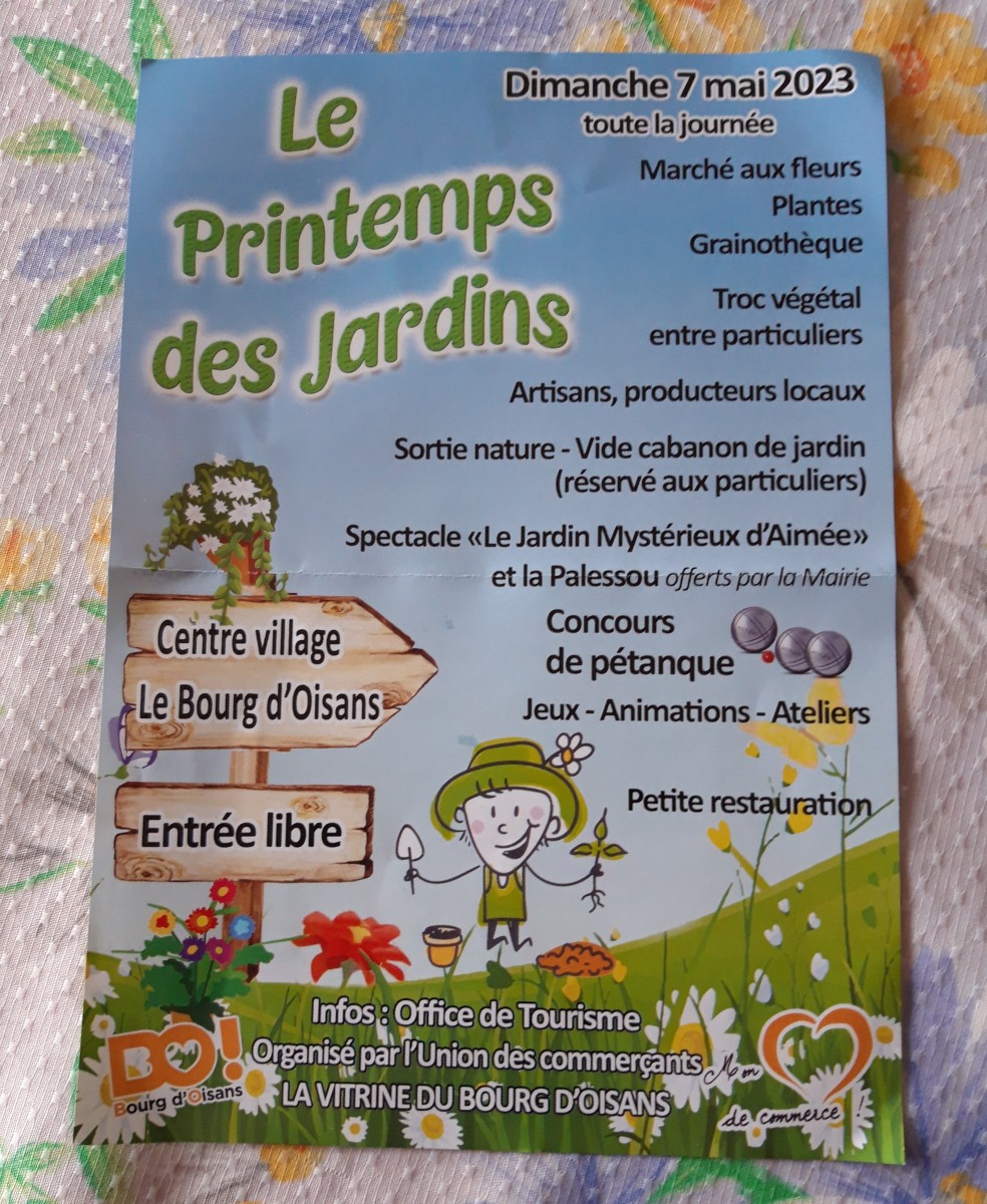 LE PRINTEMPS DES JARDINS EN OISANS