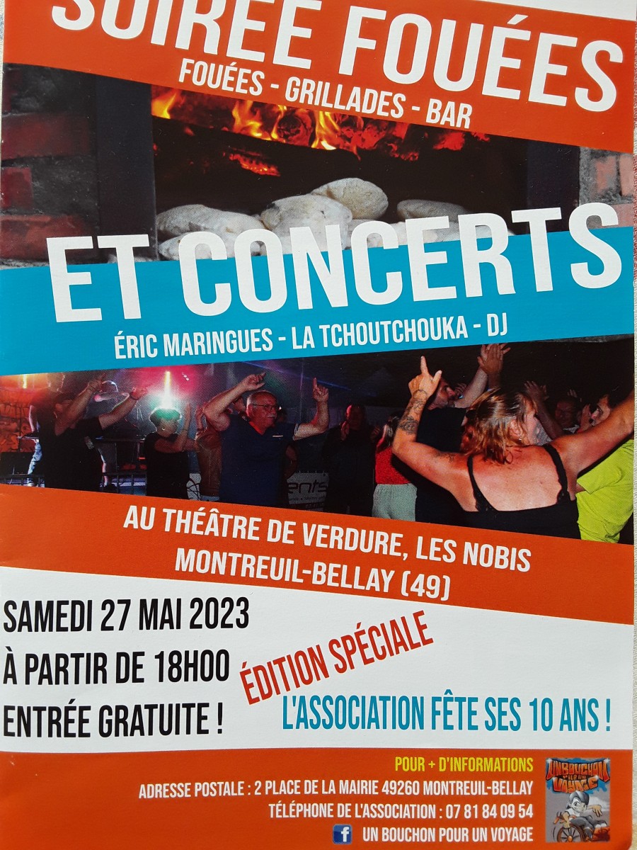 Soirée Fouées et concerts.