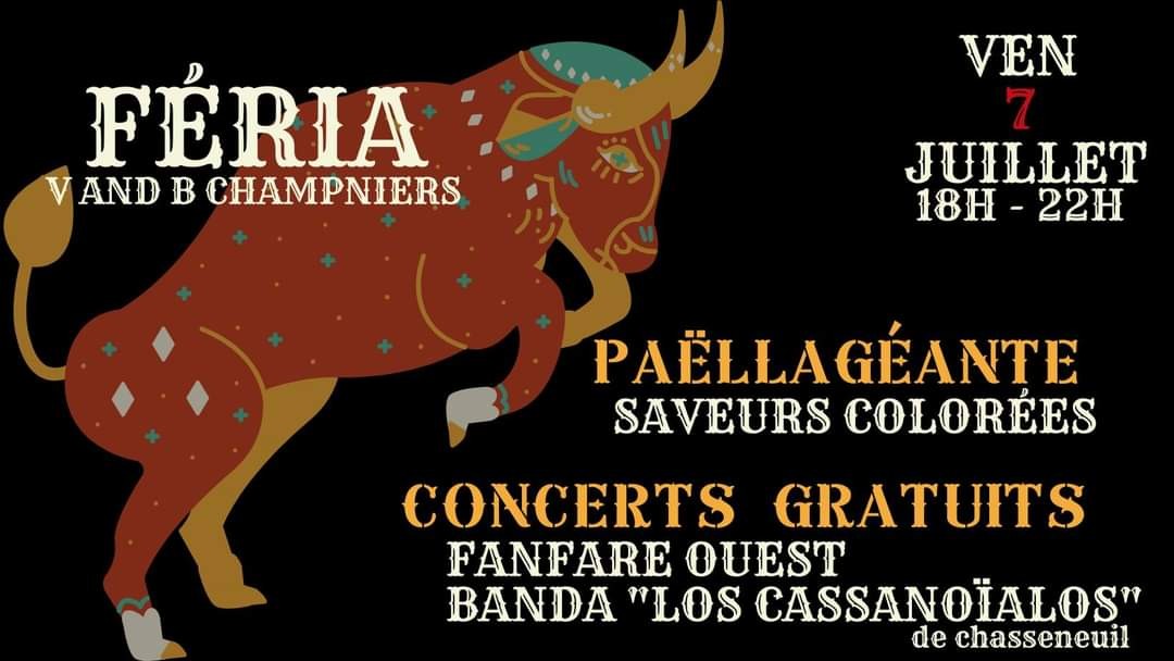 Paella et concert