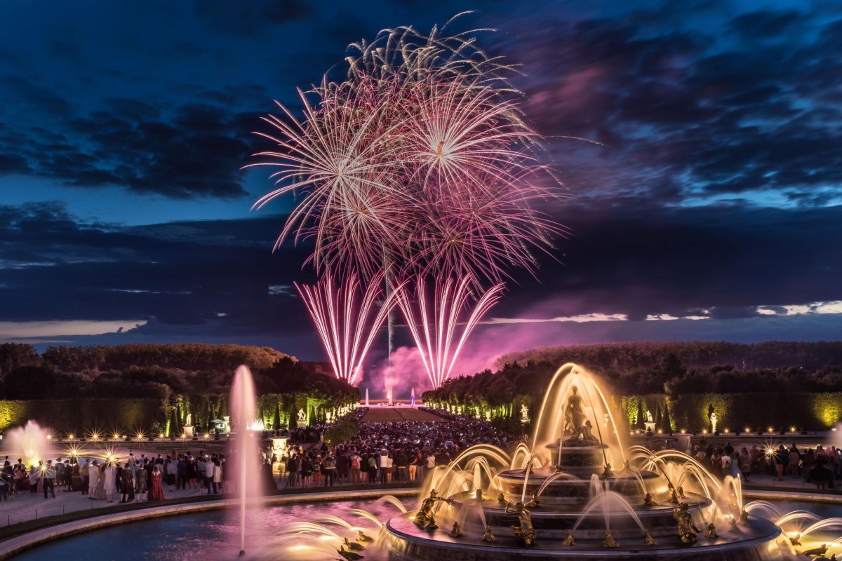 Spectacle dès grandes eaux nocturne