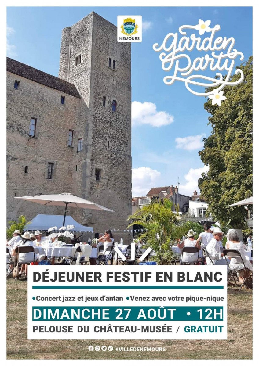 Garden party en blanc