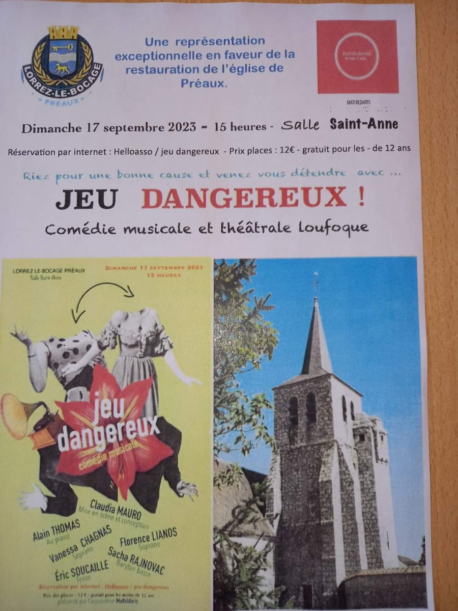 Théâtre : Jeu dangereux