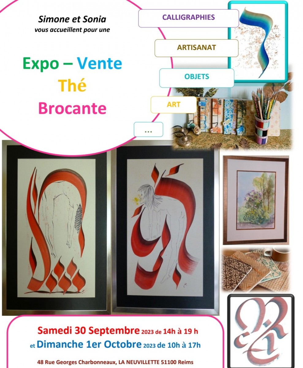 Expo/vente de calligraphie