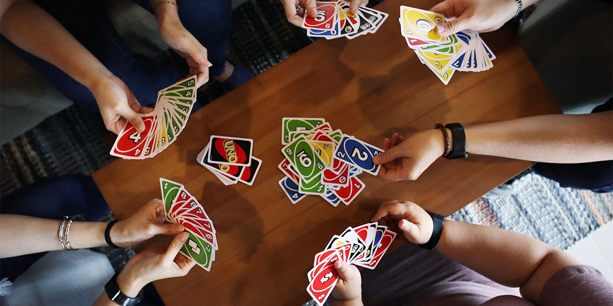 Soirée récréative, jeux de société