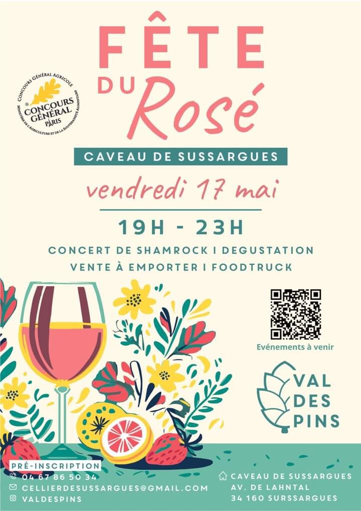 Dégustation de vins accompagné par le groupe de musique Shamrock.