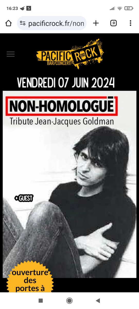 Non homologué rend hommage à Goldman