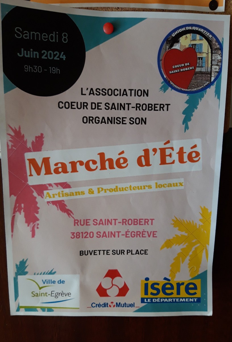 MARCHE D ETE ARTISANS ET PRODUCTEUR LOCAUX