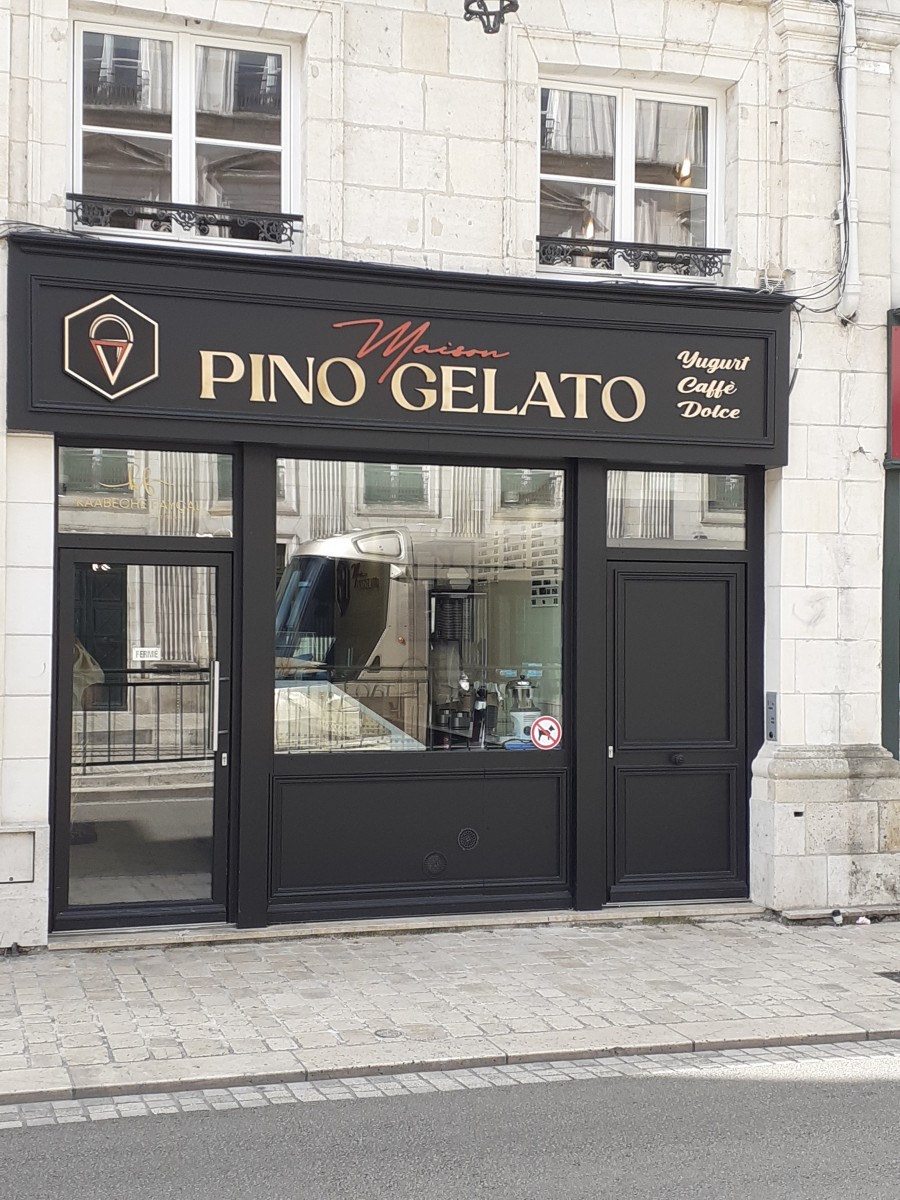 Glace au glacier  Pino Gelato