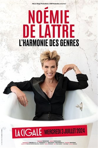 Noémie de LATTRE dans l'harmonie des genres