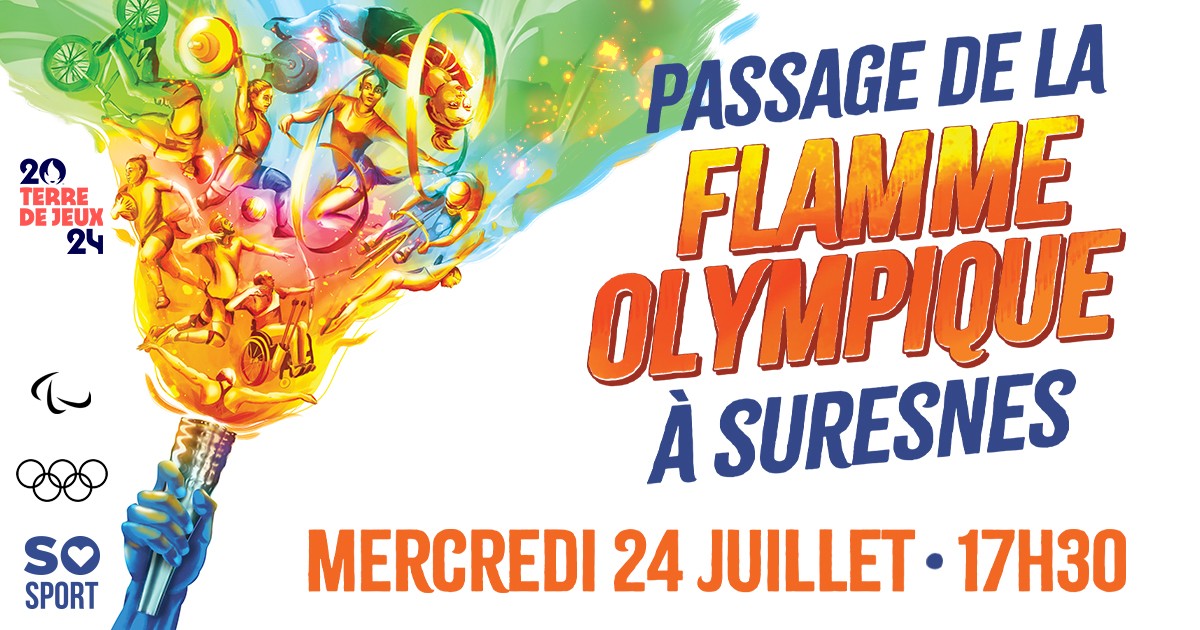 Passage de la flamme olympique