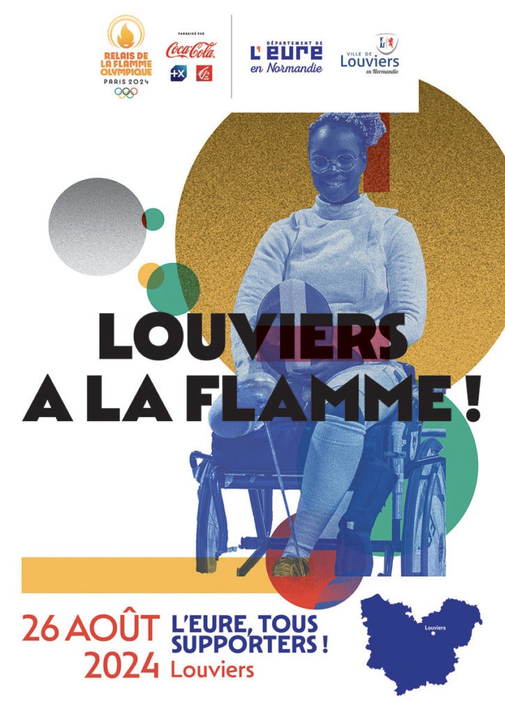 La Flamme paralympique passe à LOUVIERS