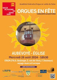 Concert orgue Aubevoye