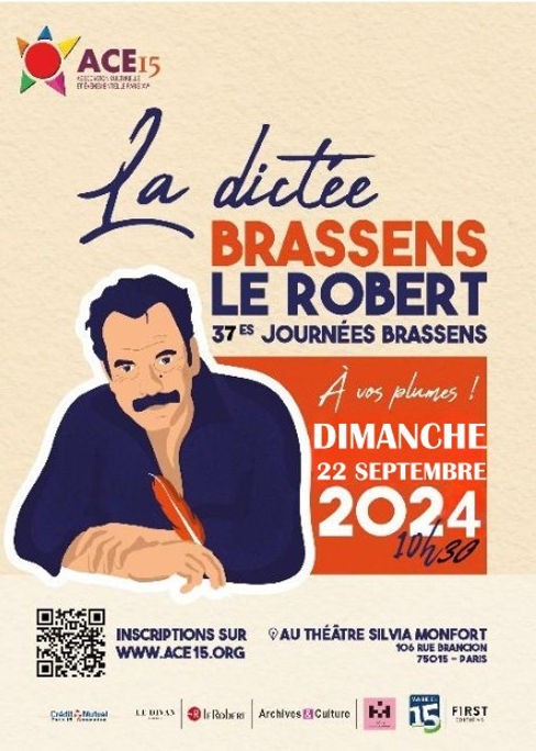 DICTEE GEORGES BRASSENS - LE ROBERT