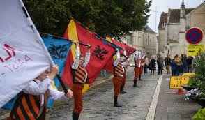 fêtes des vendanges le soir