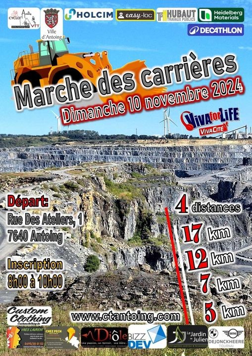 MARCHE  des carrieres d '  ANTOING