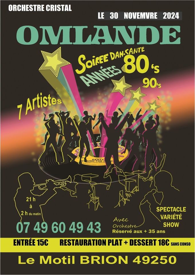 Soirée disco années 80 /90