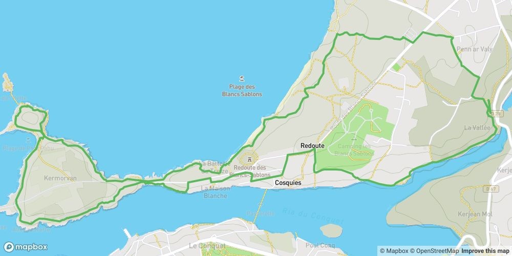 Randonnée Presqu'île de Kermorvan (Le Conquet) 9,1 km