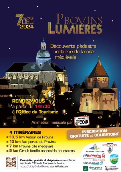 Provins Lumières randonnée 10 km