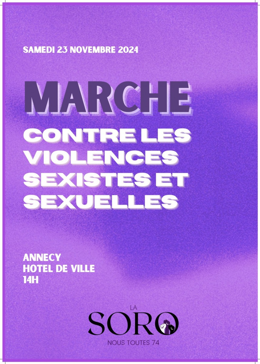 Marche contre les violences sexistes