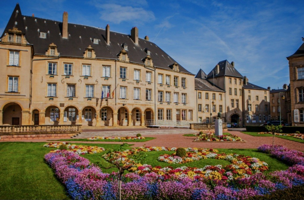 Mapping de Noël. Hôtel de ville.