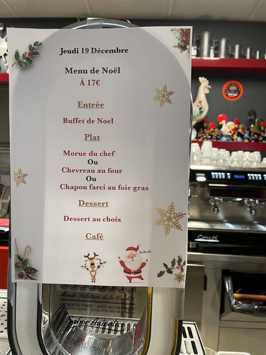 Jeudi 19 décembre Repas de Noël au restaurant portugais de Chilly Mazarin