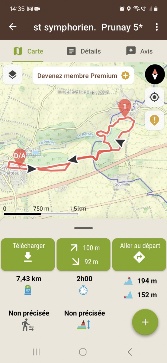 Rando 8 km étirable  :) St symphorien