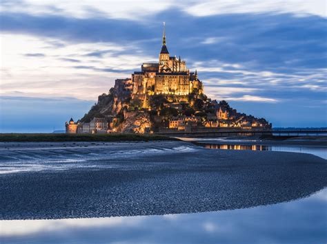 grande marée au Mont Saint Michel