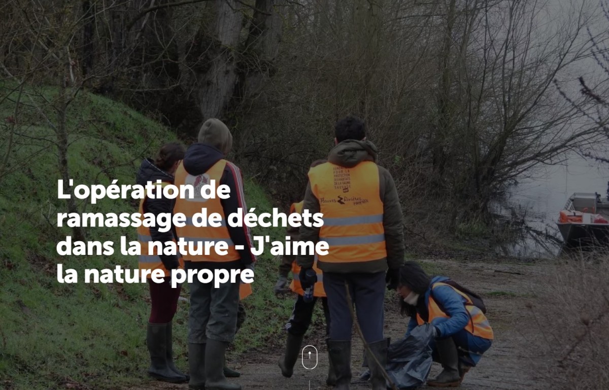 J'aime la nature propre